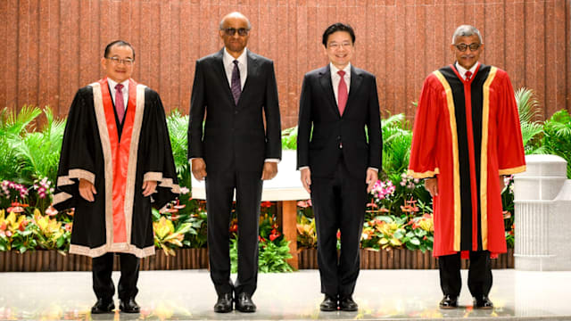 总统：我国首要任务是确保国家安全 以及维护新加坡国际地位