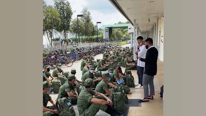 SAF commander to be disciplined after addressing recruits in public with mask tucked under chin