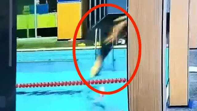 为教女儿游泳酿祸 中国男子跳水撞池底身亡