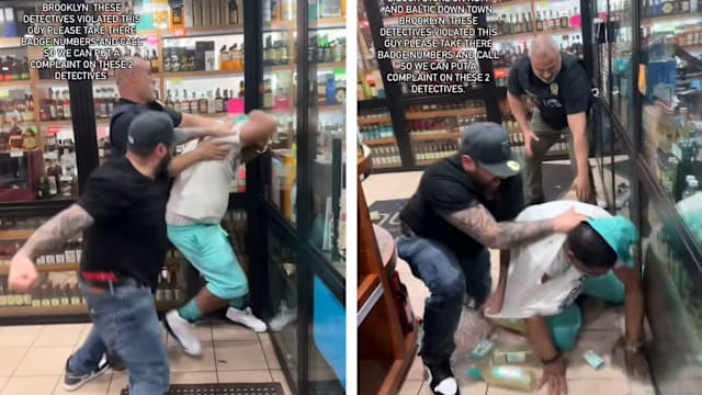 美国两警员殴打男子视频惹议 事后发现抓错人