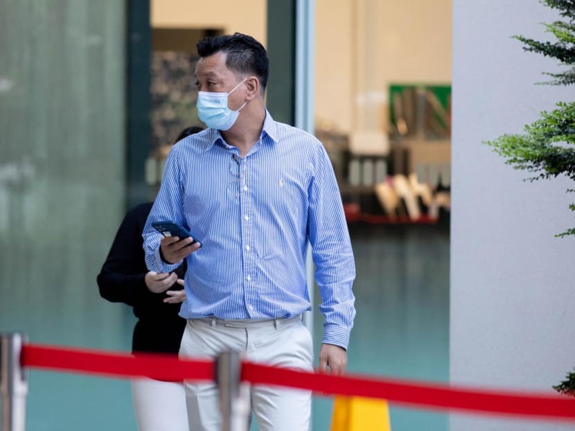 Vu Han Jean-Luc Kha pictured at the State Courts in October 2021.