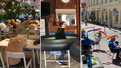 Restaurants Are Getting Creative With Social Distancing As Business Resumes Overseas