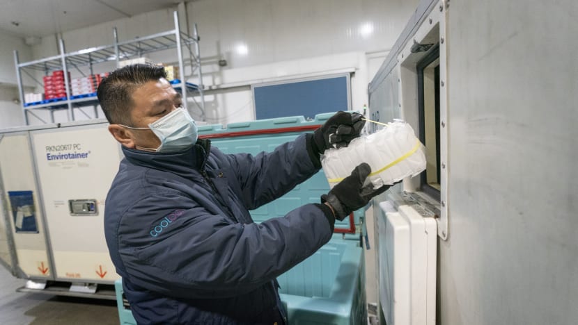 Changi Airport’s ground handlers can take up to 375,000 tonnes of temperature-sensitive cargo yearly, including Covid-19 vaccines