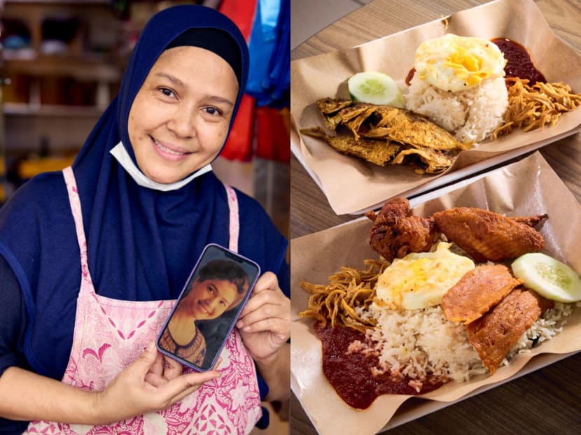 Nasi lemak hawker goes viral after old photos of her as an SQ calendar girl surface