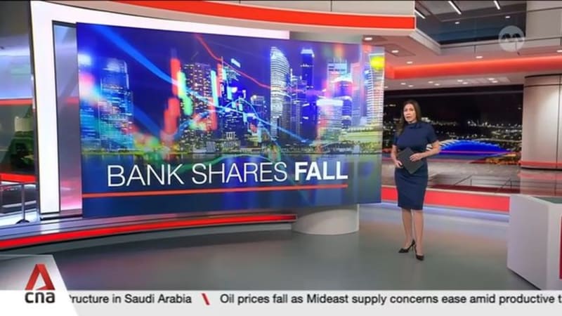 Singapore bank shares retreat sharply after hitting record highs