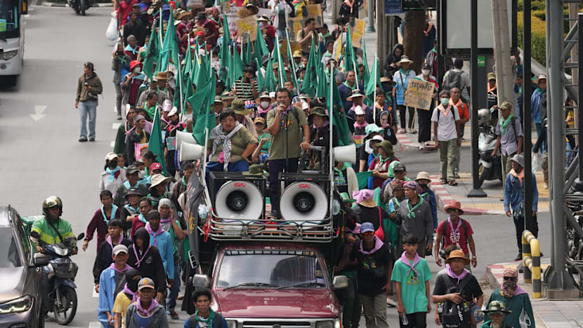 'Two bad options': Hundreds protest in Bangkok, decrying IMF austerity demand
