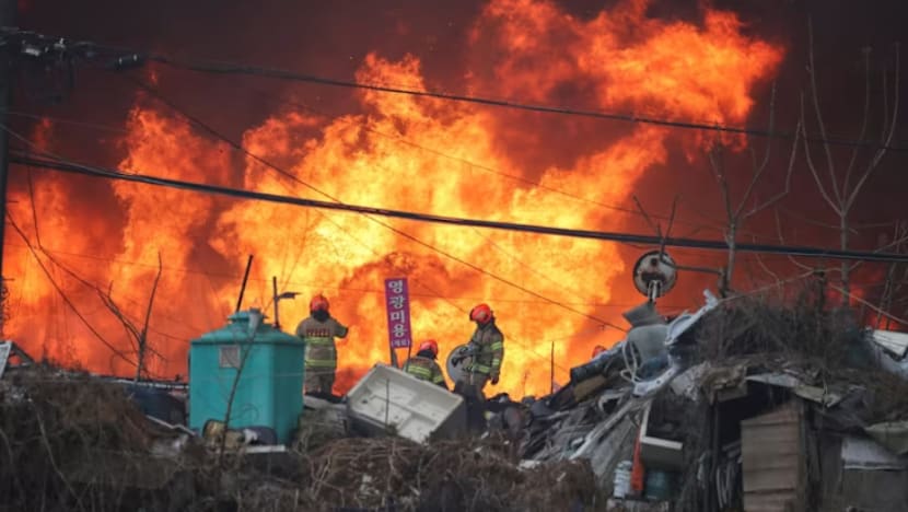 Kebakaran besar tercetus di daerah Gangnam, selatan Seoul