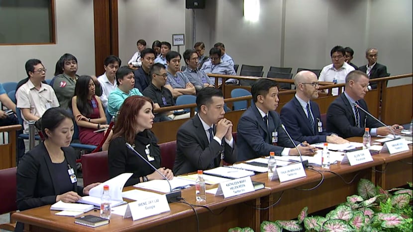 Lively exchange between Select Committee and tech companies