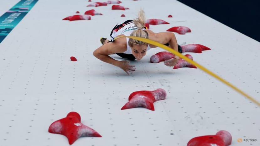 Climbing: Miroslaw mural needs updating after record-breaking Olympic win Climbing: Miroslaw mural needs updating after record-breaking Olympic win