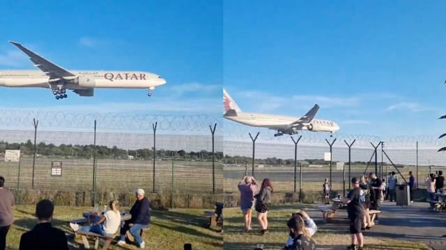 卡塔尔航空客机突发安全疑虑 英国“台风”战斗机升空护航