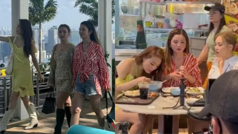 Joey Yung, Gillian Chung, Charlene Choi Seen At Lau Pa Sat, Marina Bay Sands & Durian Café Joey Yung, Gillian Chung, Charlene Choi Seen At Lau Pa Sat, Marina Bay Sands & Durian Café