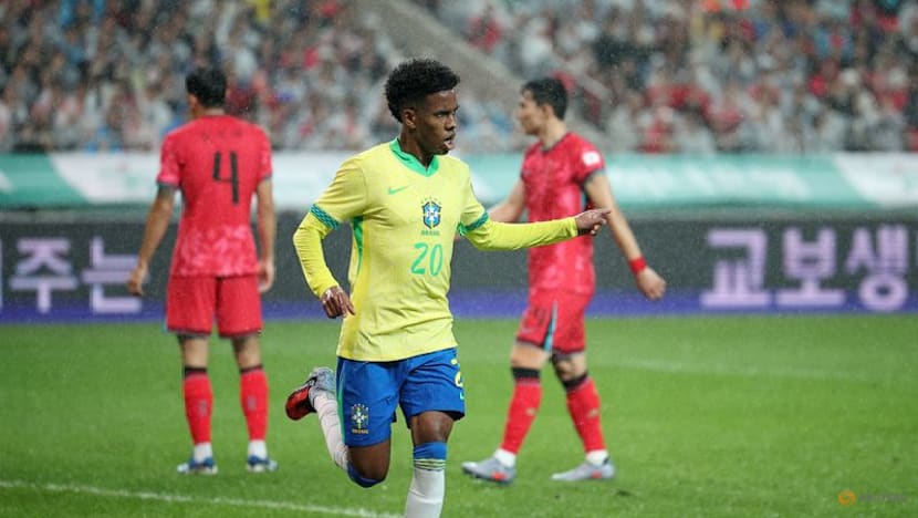 Estevao and Rodrygo at the double as Brazil thrash South Korea 5-0