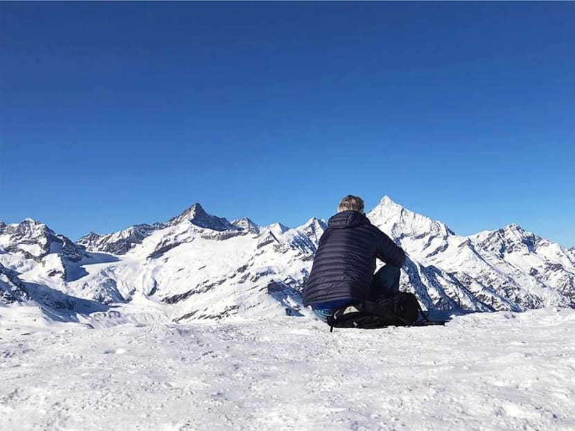 A glass train, the Matterhorn, and a Singaporean speeding down a mountain