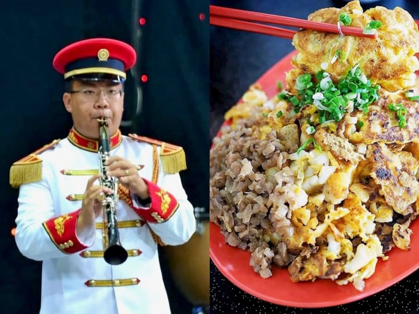 Army regular who played clarinet in SAF band for 19 years now fries carrot cake for a living