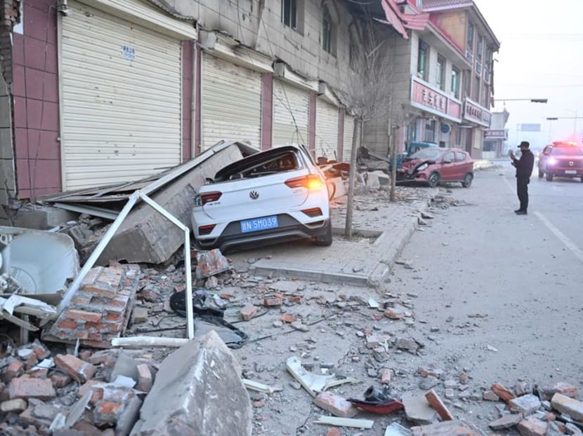 Homes collapse as earthquake kills more than 100 in China's rural Gansu