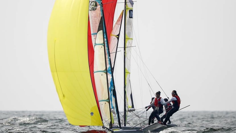 Asian Games: Singapore sailing duo secure gold with a racing day to spare  