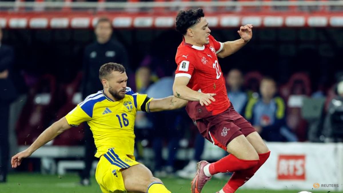 Swiss almost through to World Cup after 4-1 win over Sweden
