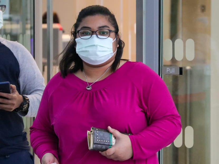Norsusilawani Nani outside the State Courts on June 23, 2020.
