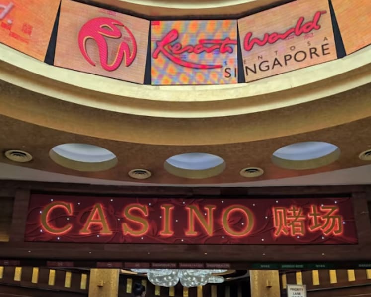 Resorts World Sentosa fined S$2.25m for not performing checks when collecting cash of S$5,000 or more