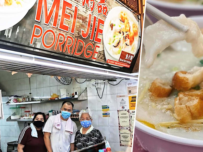 Popular Clementi Hawker Stall Mei Jie Porridge Closing