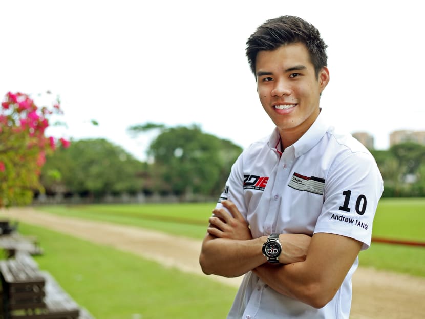 Singapore race driver Andrew Tang. TODAY File Photo