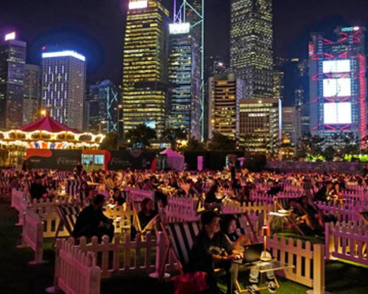 Hong Kong's first socially distanced entertainment hub opens doors