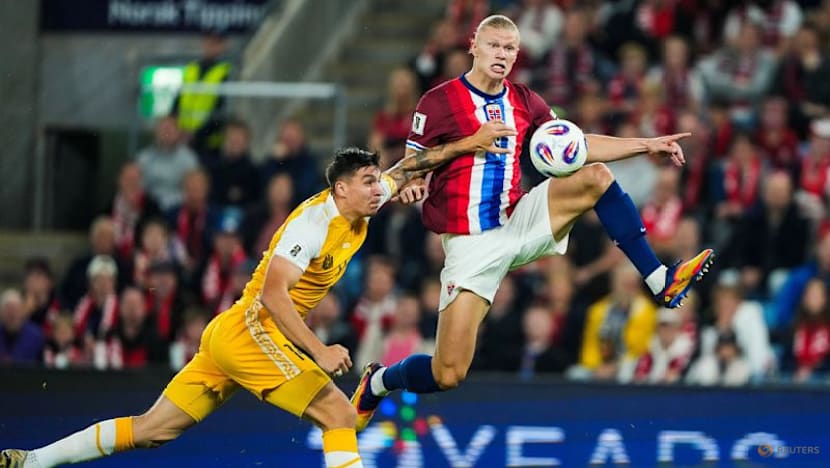 Haaland hits five as Norway thrash Moldova 11-1 in World Cup qualifier