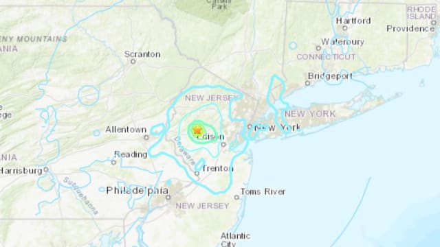 美国纽约发生4.8级地震