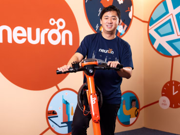 Neuron Mobility’s founder Zachary Wang wants to bring e-scooter sharing back to Singapore 