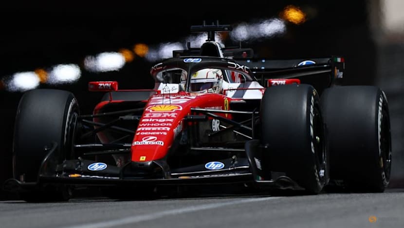 Ferrari set pace in first practice for Monaco Grand Prix
