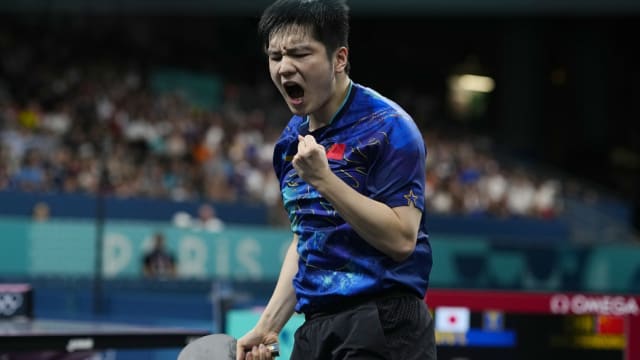 中国樊振东惊险逆转 4比3挫张本智和闯四强