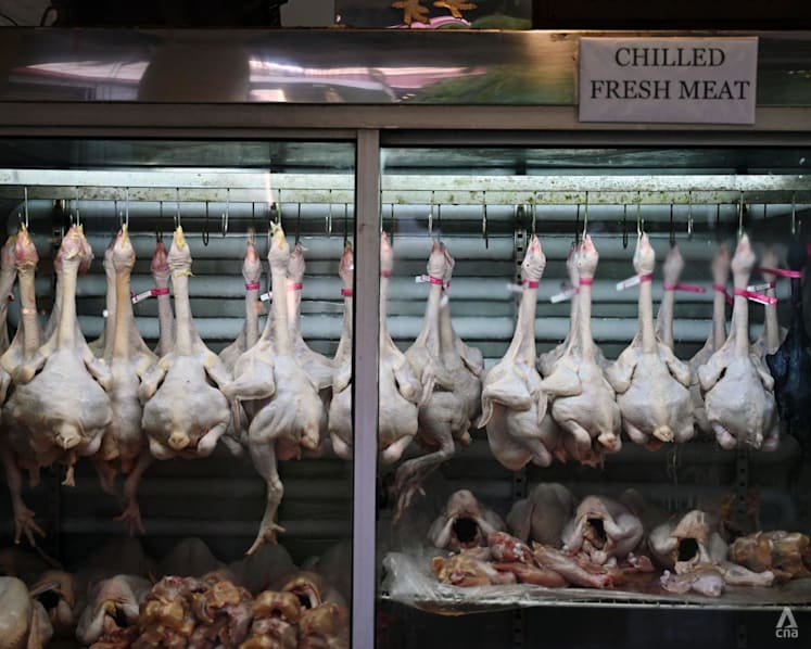 As inflation pushes up chicken prices, wet market stalls see up to 50% fewer customers