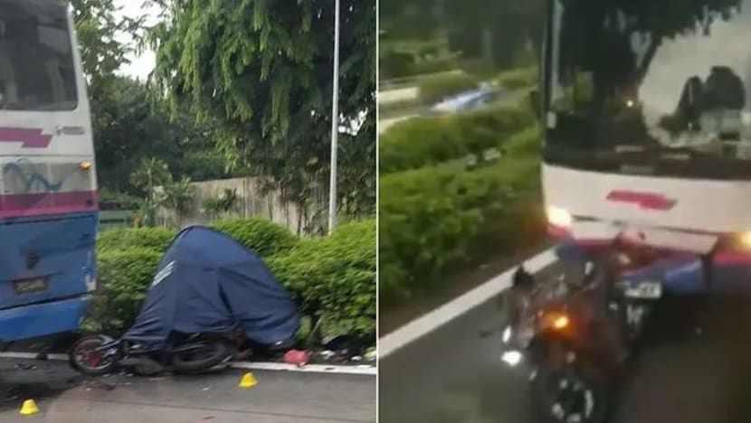 Penunggang motosikal maut dalam nahas AYE, pemandu bas antara 2 orang diberkas Penunggang motosikal maut dalam nahas AYE, pemandu bas antara 2 orang diberkas