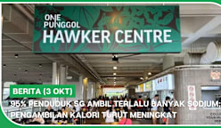 BERITA (3 Okt) | 95% penduduk SG ambil terlalu banyak sodium; pengambilan kalori turut meningkat