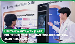 LIPUTAN WARTAWAN (1 Apr) | Politeknik Ngee Ann dan EssilorLuxottica jalin kerjasama