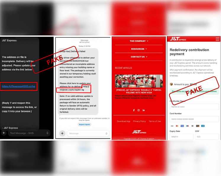 Victims lose more than S$259,000 in courier phishing scams since Jun 24