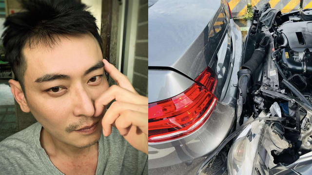 陈冠霖遇车祸　称肇事者“完全不煞车”