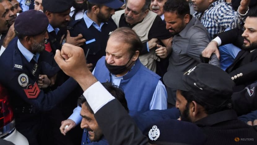 Pakistan's ex-leader Nawaz Sharif regains right to appeal convictions, opening a path to election Pakistan's ex-leader Nawaz Sharif regains right to appeal convictions, opening a path to election