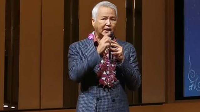 传销风波后首露面　林瑞阳将来新参加商务会