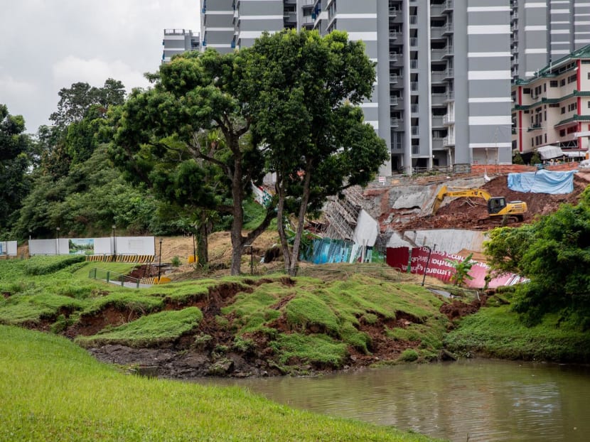 Part of Ulu Pandan park connector in Clementi closed after landslide, passer-by injured