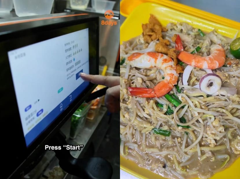 Former engineer opens Hokkien mee stall with food cooked by a robot