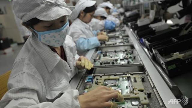 中国制造业活动出乎意料萎缩 服务业增长放缓
