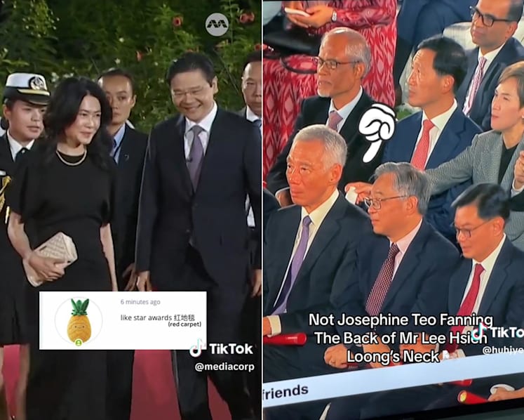#trending: Glamour, perspiration, 'spilling tea' — viral moments from Istana swearing-in ceremony