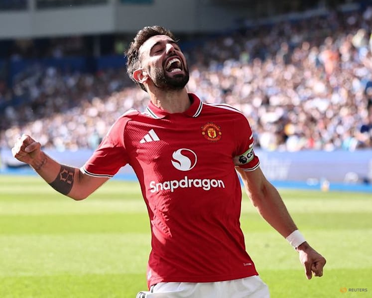 Man Utd's Fernandes breaks Premier League assists record on final day of season