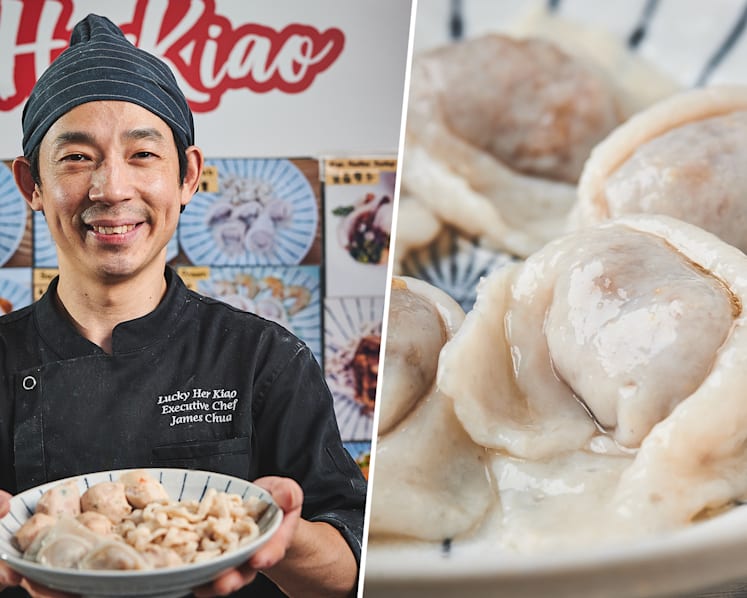Hawker Who Looks Like Hip Gyoza Chef Makes Teochew Herh Keow From Scratch