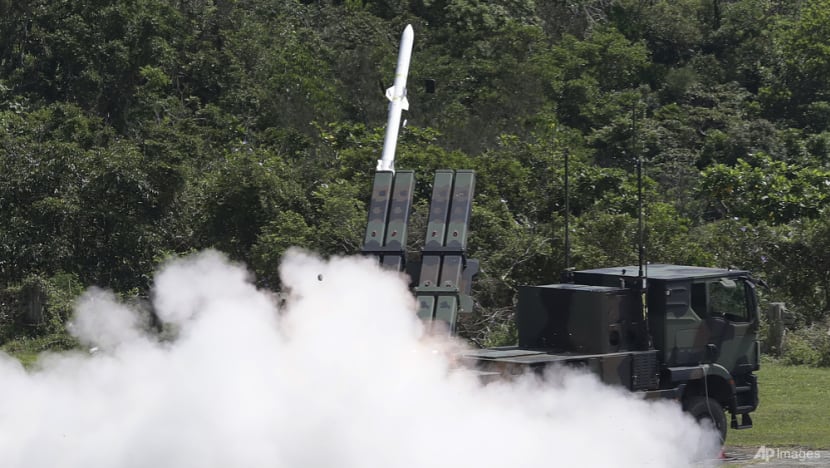 Taiwan president pledges peace with China but says island must strengthen defences Taiwan president pledges peace with China but says island must strengthen defences