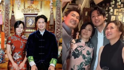 Chen Xi & Japanese Fiancée Hold Low-Key Wedding Ceremony In A Peranakan Shophouse 