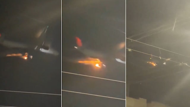 达美航空客机起飞后引擎失火紧急折返 圣保罗机场暂停运作