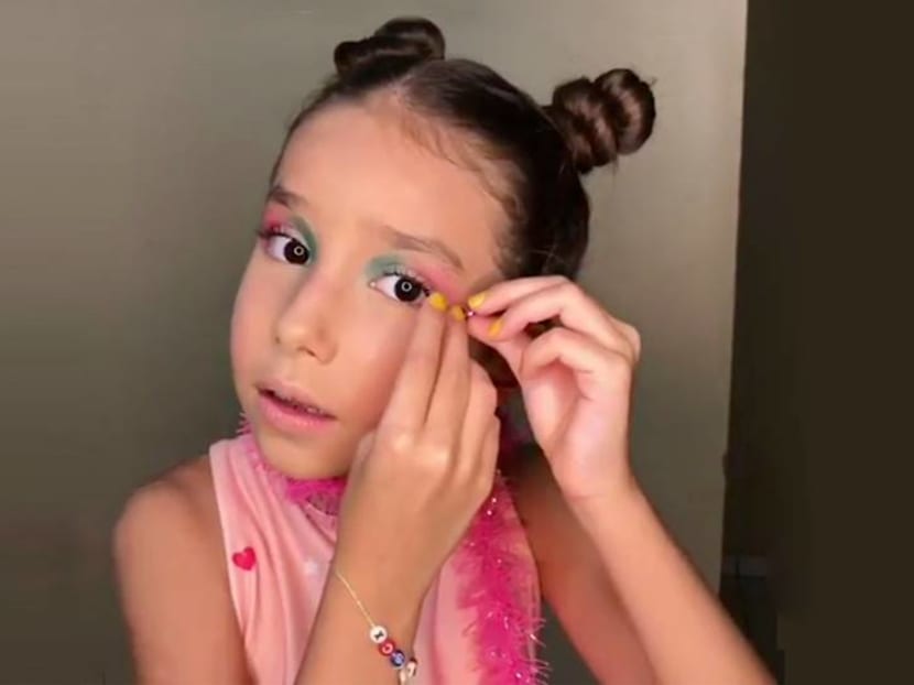 Letting your child use makeup, hair dye or nail polish might lead to skin and hair problems