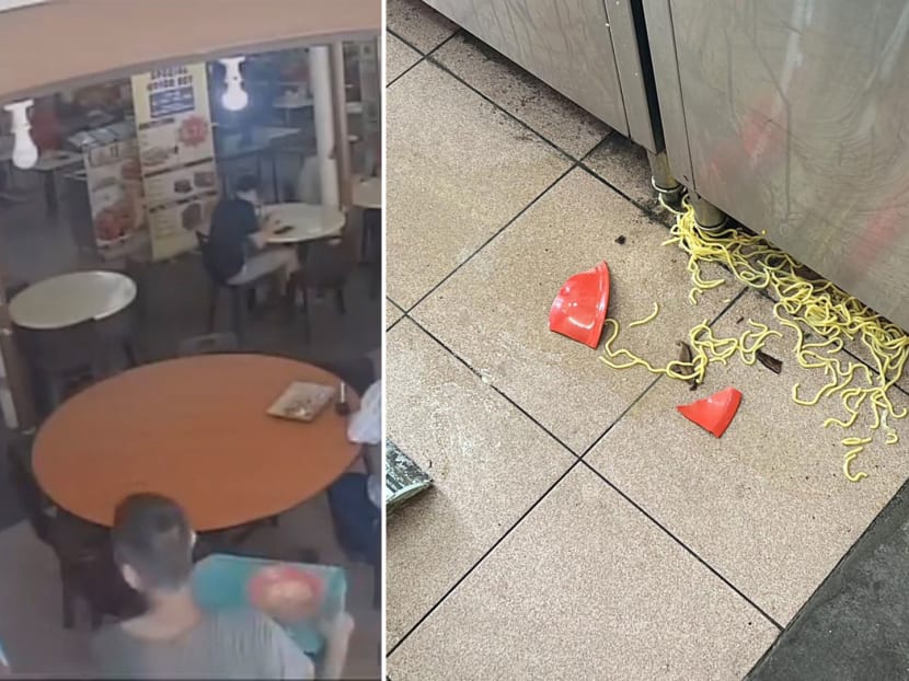 Man breaks MacPherson bak chor mee hawker’s bowl after he was denied pork lard